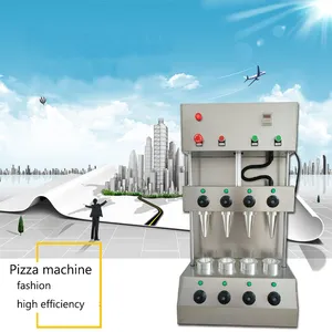 MO-QDMECH Automatic Pizza Cone Making Machine MH084 Stainless Steel 4 Cones Per Time Commercial Pizza Machine thumbnail-1