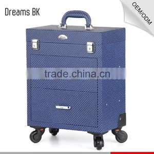 Factory Wholesale Makeup Artist Trolley Beauty Box Makeup Organizer Handbags With Drawings thumbnail-2