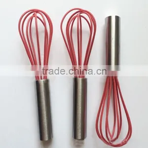 Wholesale Good Quality Semi-automatic Cream Blender Rotating Stainless Steel Egg Beater Whisk thumbnail-2