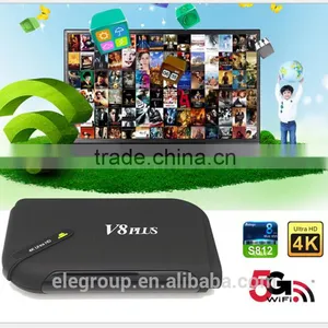 Amlogic S812 Quad Core TV BOX RAM 2GB Flash 8GB Android 4.4.2 tv Box V8 PLUS thumbnail-1