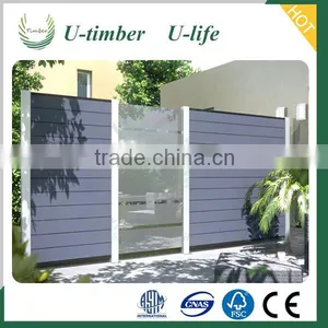 High Quality Wood Plastic Composite WPC Garden Fence Panels thumbnail-5