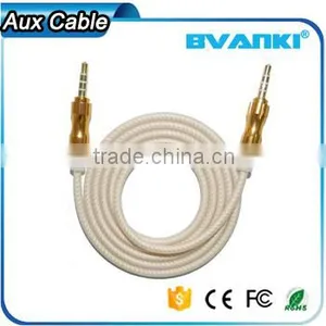 2016 Best Selling Products Factory Direct 3.5mm Stereo Male to Male Audio Aux Cable Free Samples Supplier's Choice thumbnail-1