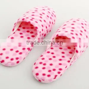 Dot Pattern Cute Teenagers Girls Bedroom Slippers Autumn and Winter to Keep Warm Slippers thumbnail-4