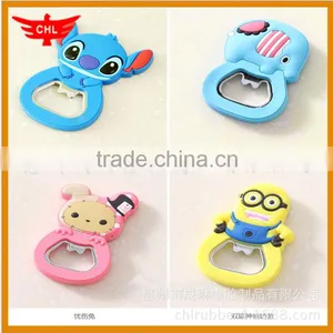 Custom Bottle Opener Keychain,silicone Cartoon Bottle Opener Keychain thumbnail-1