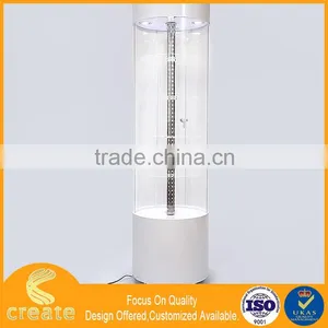 Rotating Transparent Glass(acrylic) Metal/aluminum Showcase for Your Products Displaying thumbnail-3