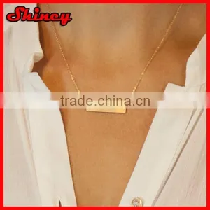 Cheap Gold Chain With "help" Words Customize Name Necklace thumbnail-1