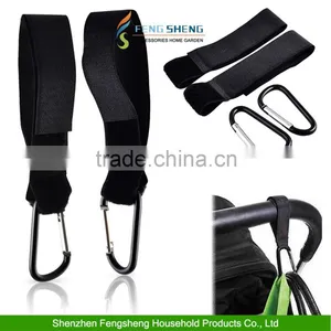 Universal Buggy Mummy Clips Pram Pushchair Shopping Bag Hook Carabiner Clip thumbnail-1