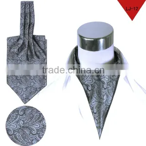 Fashion Men Scarves Cravat Paisley Pattern Gentlemen Dots Selft Tie Wedding Ascot Bowtie Tuxedo Scarf thumbnail-5