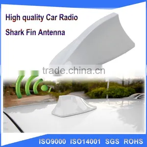 High Quality!! Car Shark Fin Antenna FM Radio Signal Plus for Cadillac/VW /Ford /chevrolet/Nissan/Peugeot/Toyota thumbnail-1