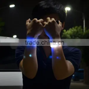 2016 Music Activated Sound Control Led Flashing Bracelet Light Up Bangle Wristband Night Club Activity Party Bar Disco Cheer thumbnail-2