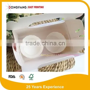 Disposable Paper Cupcake Packaging Box Instant Paper Cake Box thumbnail-2