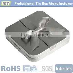 Metal Square Tin Box for Christmas Package thumbnail-1