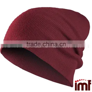 Wholesale Cashmere Beanie Slouch Baggy Beanie Hat Quality Choice thumbnail-1