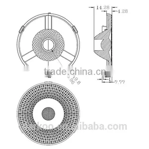 Samsung New Product COB Led Lens Optical Lens 50mm 25degree DK5025-JC-4S Spotlight thumbnail-2