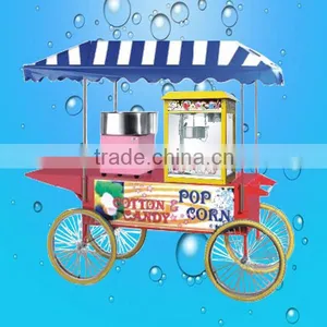 Hot Sale Popcorn Machine, Cotton Candy Machine With Cart(LG CART) thumbnail-1