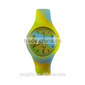 2015 Fashion Coulorful Kids Silicon Comfortable Wear Watch Made in China thumbnail-1