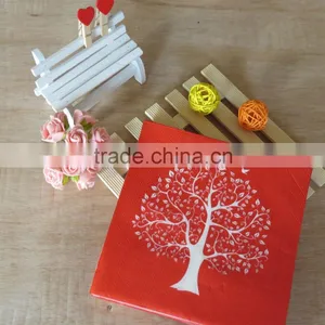 Estaurant Use 100% Virgin Wood Pulp Solid Color Dyed Paper Napkin thumbnail-1