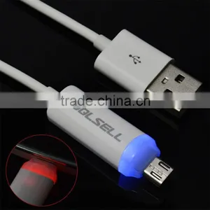 Colored Micro Usb Serial Cable With Led Light thumbnail-5