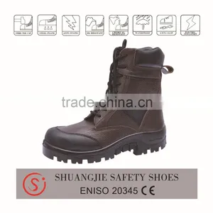 Embossed Leather Safety Boots Steel Toe Cap Safety Work BootsNO.9039 thumbnail-1