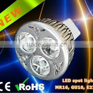 3*1W 12V High Luminous LED Spot Light,2 Years Warranty thumbnail-1