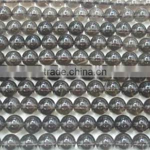 Smoky Quartz Natural Gemstone Round Beads Bracelet thumbnail-5