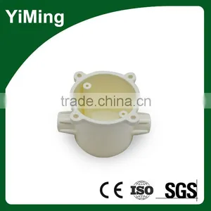 YiMing Shallow Pvc Junction Box With Two Hole thumbnail-2