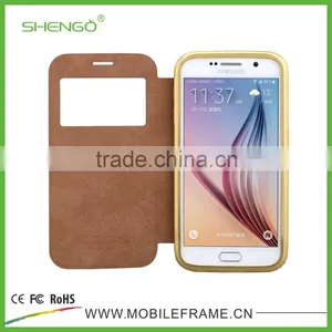 Newest Design Leather Phone Case for Samsung S6 thumbnail-1