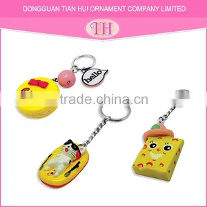 Fashion Hot Sale Cute Cartoon Banana Kay Chain Design Your Own Keychain Metal thumbnail-4