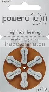 Power One Hearing Aid Battery Button Cells Zinc Air Batteries by Varta thumbnail-4