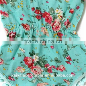 Wholesale KAIYA Newborn Bodysuit Baby Romper Flower Cotton Infant Clothing thumbnail-4