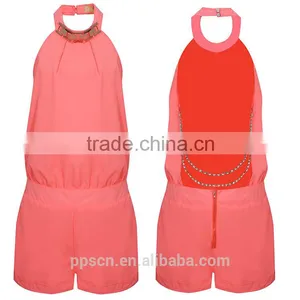 European Women Fashion Hot Sale Shorts Jumpsuits Ladies Summer Party Playsuit Jumpsuits thumbnail-2