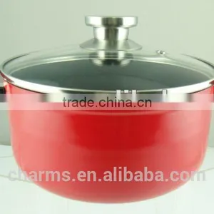 2016 ChuangSheng New Die-cast Aluminum Induction Cookware Cooker&Charms Colorful Aluminum Cooking Pot thumbnail-3