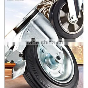European Industrial Casters With Gray Rubber Wheels thumbnail-1
