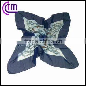 2012 Newest Chain Design Square Lady Scarf thumbnail-1