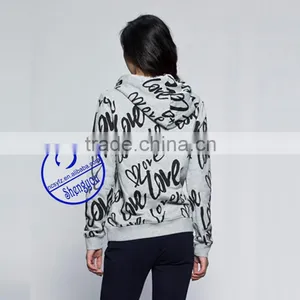 High Quality Custom Women Full Printed Hoodies thumbnail-3