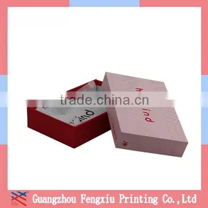 2016 Top and Bottom Design Custom Shoe Box Wholesale With Tissue Paper thumbnail-1