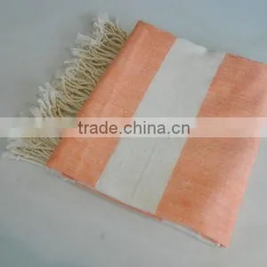 100% Cotton Turkish Towel Bath Hamam Fouta Peshtemal Pestemal Towel thumbnail-2