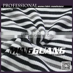 The Lastest Fashional Rib Knitted Fabric Hot Sell by Factory for Lady's Clothes Look Nice thumbnail-3