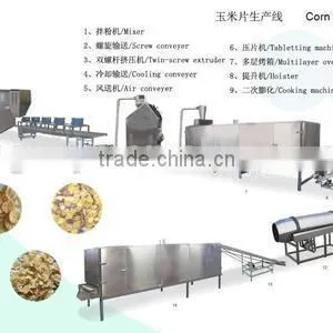 Made in China New Situation Automatic Corn Flakes Breakfast Cereal Production Line thumbnail-5