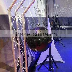 Silver or Black Color 30cm/40cm /50/60cm Diameter Christmas Hanging Decorating Mirror Balls With Plastic or Fiberglass Core thumbnail-1