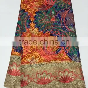 CL60012 2016 New Coming Fashion Hot Sale Nice Lace Designs With Wax Fabric French Lace thumbnail-5