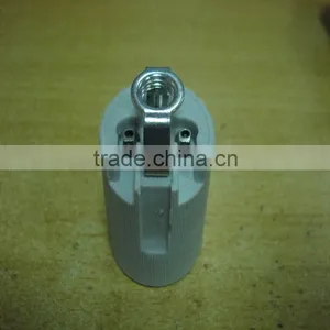 Set-screw Terminal E27 F519 Ceramic Lamp Holder With Bracket thumbnail-3