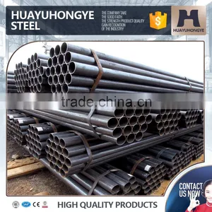 26mm 2.0mm Construction Round Section Black Longitudinal Welded Pipe thumbnail-5