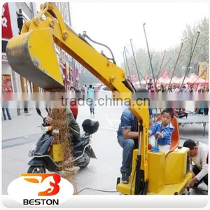 Beston Kid Ride on Small 360 Degree Electric Excavators for Sale thumbnail-2