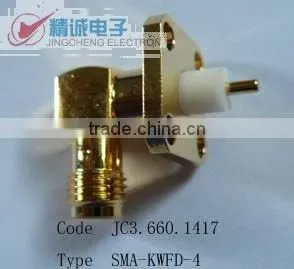 SMA Connector With Flange Mount,micro-strip thumbnail-1