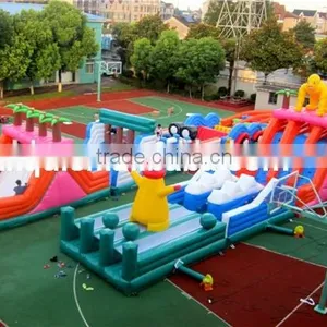 Commercial Huge Inflatable Courses/inflatable Adventure Time thumbnail-1