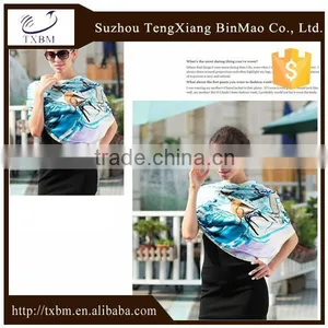 Factory Supply No MOQ 100% Silk Scarves thumbnail-1