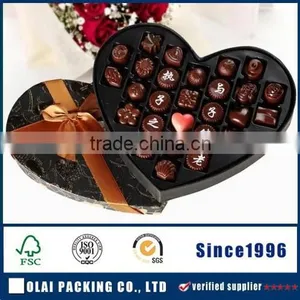 Custom Heart Shaped Chocolate Box For Wedding Invitation thumbnail-1