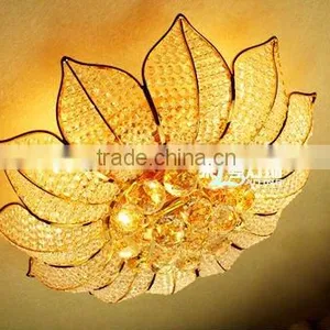 Exquisite Flower Design Gold Ceiling Chandelier thumbnail-2
