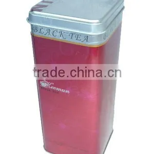 Good High Quality Square Gift Tin Can for Tea thumbnail-1